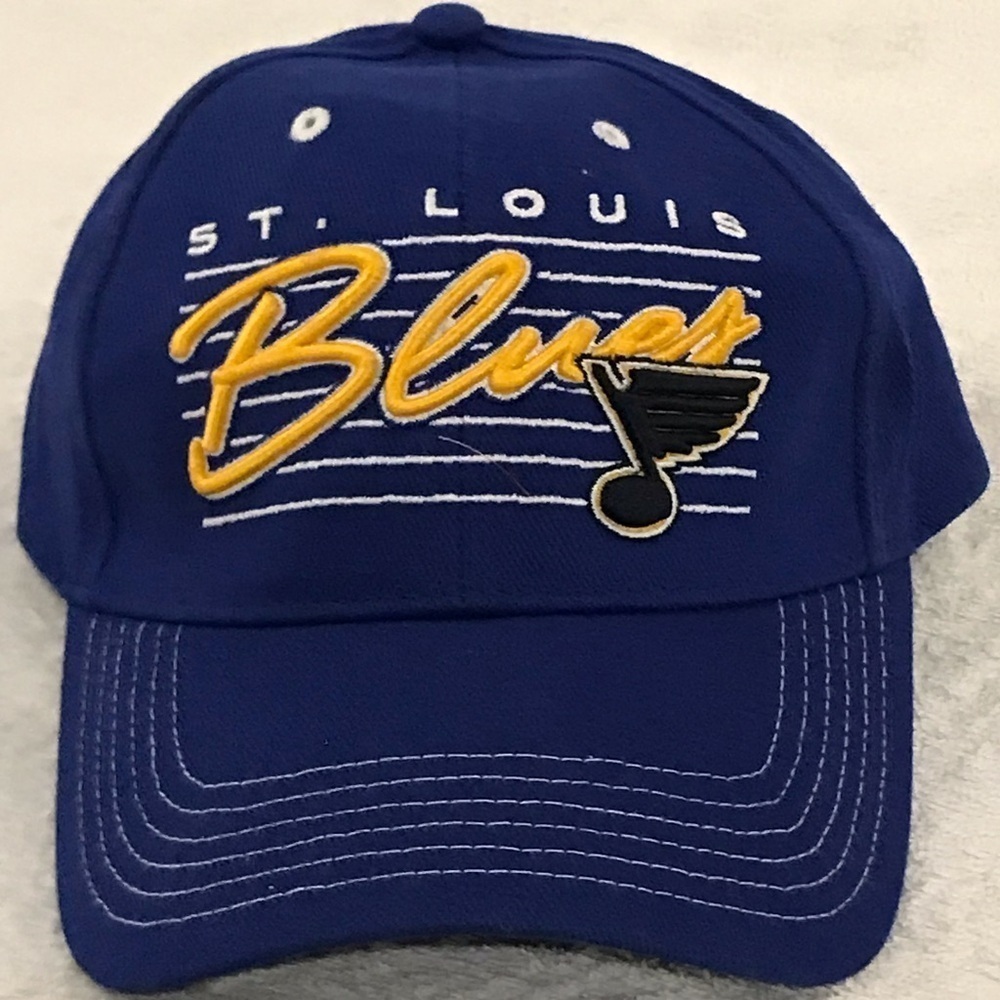 Fan Favorite NHL St. Louis Blues Adjustable Blue Hockey Cap